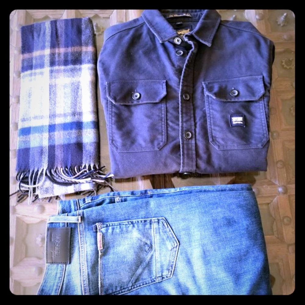 Superdry button down shirt